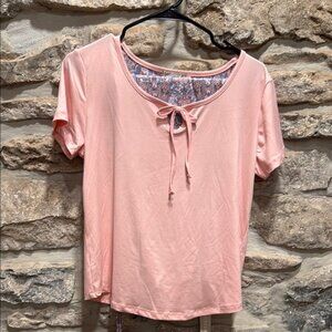 NWT Ink & Ivy Pink Blue Paisley Matching Pajama Set 2-piece